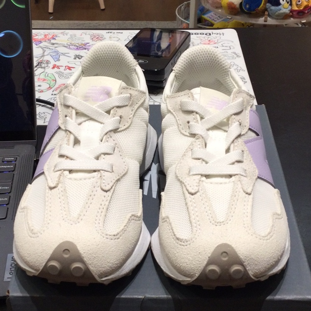 New Balance 327 Purple/White